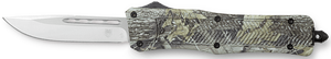 CobraTec Knives MWDCTK1MDNS CTK-1 American Flag Medium 3" OTF Drop Point Plain D2 Steel Blade, 5" Woodland Camo Aluminum Alloy Handle CobraTec Knives MWDCTK1MDNS CTK-1 American Flag Medium 3" OTF Drop Point Plain D2 Steel Blade, 5" Woodland Camo Aluminum Alloy Handle