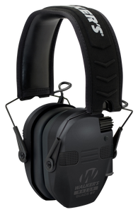 Walker's GWPRSEQMBT Razor Slim Electronic Muff 23 dB Over the Head Black Polymer Walker's GWPRSEQMBT Razor Slim Electronic Muff 23 dB Over the Head Black Polymer