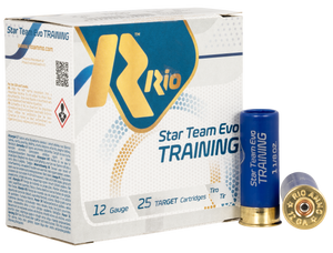 Rio Ammunition STT328 Star Team EVO 12Gauge 2.75" 1 1/8oz 8Shot 25 Per Box/10 Case Rio Ammunition STT328 Star Team EVO 12Gauge 2.75" 1 1/8oz 8Shot 25 Per Box/10 Case