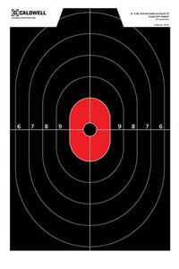 CALDWELL SILHOUETTE CENTER MASS TARGET 8PK CALDWELL SILHOUETTE CENTER MASS TARGET 8PK