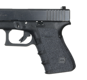 Talon Grips 110G Adhesive Grip Compatible w/Glock 19/23/25/32/38 Gen4 w/No Backstrap, Black Textured Granulate Talon Grips 110G Adhesive Grip Compatible w/Glock 19/23/25/32/38 Gen4 w/No Backstrap, Black Textured Granulate