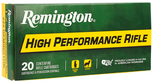 Remington Ammunition 21303 High Performance Rifle 222Rem 50gr Pointed Soft Point 20 Per Box/10 Case Remington Ammunition 21303 High Performance Rifle 222Rem 50gr Pointed Soft Point 20 Per Box/10 Case