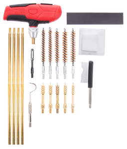Birchwood Casey RIFCLNKI Rifle Cleaning Kit 21 Pieces Black/Red Birchwood Casey RIFCLNKI Rifle Cleaning Kit 21 Pieces Black/Red