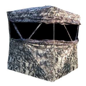 Muddy MUDINFBLND2 Ground Blind Infinity 2-Person Veil Camo 600D Polyester Muddy MUDINFBLND2 Ground Blind Infinity 2-Person Veil Camo 600D Polyester
