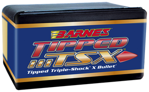 Barnes Bullets 30430 Tipped TSX 338Cal 225gr Boat Tail 50/Box Barnes Bullets 30430 Tipped TSX 338Cal 225gr Boat Tail 50/Box