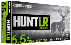 Ammo Inc 65CM129SSTA20 Hunt Long Range 6.5Creedmoor 129gr Super Shock Tip 20 Per Box/10 Case Ammo Inc 65CM129SSTA20 Hunt Long Range 6.5Creedmoor 129gr Super Shock Tip 20 Per Box/10 Case