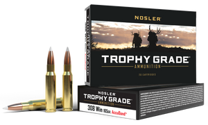 Nosler 60049 Trophy Grade 308Win 165gr Nosler AccuBond 20 Per Box/10 Case Nosler 60049 Trophy Grade 308Win 165gr Nosler AccuBond 20 Per Box/10 Case