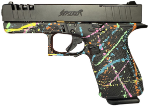 Great Lakes Firearms GL19SBLK Striker 9mm 15+1 4" Front/Rear Serrations Cerakote Splatter Black Great Lakes Firearms GL19SBLK Striker 9mm 15+1 4" Front/Rear Serrations Cerakote Splatter Black