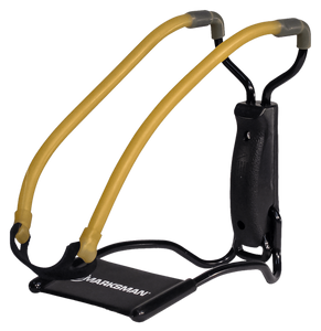 Marksman 3040 Marksman 3040 Folding Slingshot Yellow Classic Band Black Molded Handle Marksman 3040 Marksman 3040 Folding Slingshot Yellow Classic Band Black Molded Handle