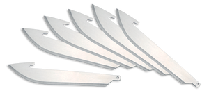 Outdoor Edge RR306 Replacement Blades RazorLite Drop Point 3" 420J2 Stainless Steel Blade Silver 6 Blades Outdoor Edge RR306 Replacement Blades RazorLite Drop Point 3" 420J2 Stainless Steel Blade Silver 6 Blades