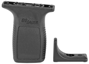 Sig Sauer KITTRDGRIPVEERTICALBLK Tread Vertical Grip with Barricade Stop Black Polymer Sig Sauer KITTRDGRIPVEERTICALBLK Tread Vertical Grip with Barricade Stop Black Polymer