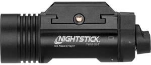 Nightstick TWM30T Tactical Weapon-Mounted Light Turbo Black Anodized Hardcoat 1200 Lumens White LED Light Nightstick TWM30T Tactical Weapon-Mounted Light Turbo Black Anodized Hardcoat 1200 Lumens White LED Light