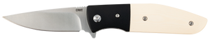CRKT 2867 Curfew 3.10" Folding Plain Satin 8Cr13MoV SS Blade/Black/White Resin Infused Fiber w/Aluminum Bolster Handle Includes Pocket Clip CRKT 2867 Curfew 3.10" Folding Plain Satin 8Cr13MoV SS Blade/Black/White Resin Infused Fiber w/Aluminum Bolster Handle Includes Pocket Clip