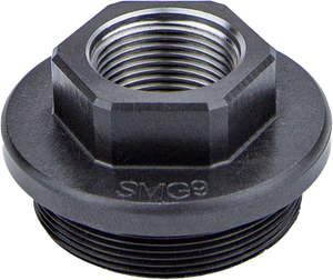 Kgm Suppressors A-SMG9-DTA-S-1 SMG9 Direct Thread Adapter Black Nitride Steel 1/2"x28 Threads Kgm Suppressors A-SMG9-DTA-S-1 SMG9 Direct Thread Adapter Black Nitride Steel 1/2"x28 Threads