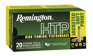 Remington Ammunition 23002 HTP 44RemMag 240gr Jacketed Soft Point 20 Per Box/25 Case Remington Ammunition 23002 HTP 44RemMag 240gr Jacketed Soft Point 20 Per Box/25 Case