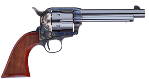 Taylors & Company 555138 1873 Cattleman Gunfighter 357 Mag Caliber with 5.50" Blued Finish Barrel, 6rd Capacity Blued Finish Cylinder, Color Case Hardened Finish Steel Frame & Walnut Army Size Grip Taylors & Company 555138 1873 Cattleman Gunfighter 357 Mag Caliber with 5.50" Blued Finish Barrel, 6rd Capacity Blued Finish Cylinder, Color Case Hardened Finish Steel Frame & Walnut Army Size Grip