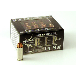 G2R RIP 10MM 115GR SOLID COPPER HP 20 ROUND BOX G2R RIP 10MM 115GR SOLID COPPER HP 20 ROUND BOX