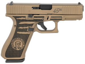 Glock PA455S204PRESBB G45 Gen5 Compact Frame 9mm Luger 17+1 4.02" Black GMB Barrel Serrated Steel Slide Polymer Frame w/Picatinny Rail, Ambidextrous Glock PA455S204PRESBB G45 Gen5 Compact Frame 9mm Luger 17+1 4.02" Black GMB Barrel Serrated Steel Slide Polymer Frame w/Picatinny Rail, Ambidextrous