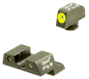 Trijicon 600784 HD Night Sights Green/Tritium Yellow Outline Front Sight-Green Tritium Black Outline Rear Sight Glock 42/43 Small Frame Trijicon 600784 HD Night Sights Green/Tritium Yellow Outline Front Sight-Green Tritium Black Outline Rear Sight Glock 42/43 Small Frame