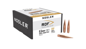 Nosler 53505 RDF Match 6.5Creedmoor 130gr Hollow Point Boat Tail 100/Box Nosler 53505 RDF Match 6.5Creedmoor 130gr Hollow Point Boat Tail 100/Box
