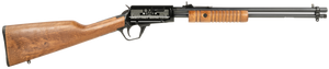 Rossi RP22181WDEN07 Gallery Full Size 22 LR 15+1, 18" Polished Black Steel Barrel, Polished Black w/Engraving Steel Receiver, Hardwood Fixed Stock, Right Hand Rossi RP22181WDEN07 Gallery Full Size 22 LR 15+1, 18" Polished Black Steel Barrel, Polished Black w/Engraving Steel Receiver, Hardwood Fixed Stock, Right Hand