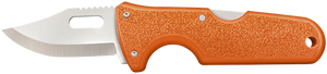 Cold Steel CS40ALZ Click-N-Cut Hunter 2.50" Fixed Bowie/Gut Hook/Plain/Serrated Satin 420J2 SS Blade/Orange ABS Handle Blister Pack Packaging Cold Steel CS40ALZ Click-N-Cut Hunter 2.50" Fixed Bowie/Gut Hook/Plain/Serrated Satin 420J2 SS Blade/Orange ABS Handle Blister Pack Packaging