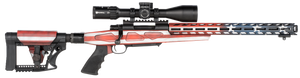 Howa HFLG30816 M1500 APC Chassis Gen2 308 Win 10+1 16.25" Barrel, American Flag Cerakote Receiver, American Flag 6 Position Luth-AR MBA-4 with Aluminum Chassis Stock, Black Polymer Grip Howa HFLG30816 M1500 APC Chassis Gen2 308 Win 10+1 16.25" Barrel, American Flag Cerakote Receiver, American Flag 6 Position Luth-AR MBA-4 with Aluminum Chassis Stock, Black Polymer Grip
