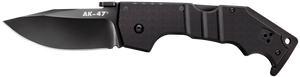 Cold Steel CS58M AK 3.50" Folding Clip Point Plain Black Matte S35VN SS Blade/5.50" Black G10 Handle Includes Belt Clip Cold Steel CS58M AK 3.50" Folding Clip Point Plain Black Matte S35VN SS Blade/5.50" Black G10 Handle Includes Belt Clip