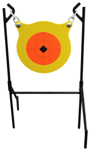 Birchwood Casey 47330 World of Targets Boomslang Pistol/Rifle Orange/Yellow AR500 Steel Gong Standing Includes Gong/Metal Stand Birchwood Casey 47330 World of Targets Boomslang Pistol/Rifle Orange/Yellow AR500 Steel Gong Standing Includes Gong/Metal Stand