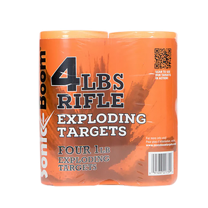 Sonic Boom/jerent SBT014P Rifle Exploding Target 1 lb 4 Pack Sonic Boom/jerent SBT014P Rifle Exploding Target 1 lb 4 Pack