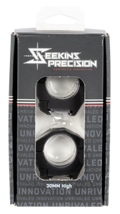 Seekins Precision 0010620012 Scope Rings Matte Black 30mm High Seekins Precision 0010620012 Scope Rings Matte Black 30mm High