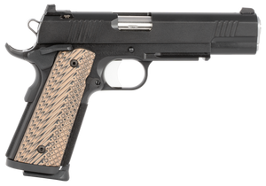 Dan Wesson 01806 Specialist 9mm Luger 10+1 5" Stainless Steel Barrel, Black Duty Serrated Stainless Steel Slide & Frame w/Beavertail & Picatinny Rail, Black/Brown G10 Grip, Ambidextrous Dan Wesson 01806 Specialist 9mm Luger 10+1 5" Stainless Steel Barrel, Black Duty Serrated Stainless Steel Slide & Frame w/Beavertail & Picatinny Rail, Black/Brown G10 Grip, Ambidextrous