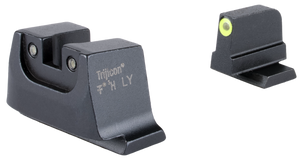 Trijicon SA240C601149 Suppressor/Optic Height Sights Green/Tritium Yellow Outline Front Sight-Green/Tritium Black Outline Rear Sight Smith & Wesson M&P C.O.R.E./ M&P M2.0 Trijicon SA240C601149 Suppressor/Optic Height Sights Green/Tritium Yellow Outline Front Sight-Green/Tritium Black Outline Rear Sight Smith & Wesson M&P C.O.R.E./ M&P M2.0