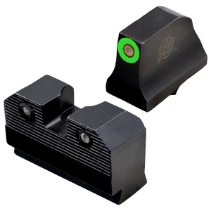 XS Sights GLR021P6G R3D Night Sights fits Glock Black | Green Tritium Green Outline Front Sight Green Tritium Rear Sight XS Sights GLR021P6G R3D Night Sights fits Glock Black | Green Tritium Green Outline Front Sight Green Tritium Rear Sight