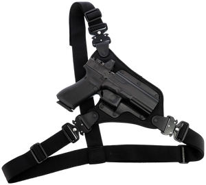 Galco HR248RB High Ready Fits Chest Up To 58 " Black Kydex/Nylon Shoulder/Torso Strap Fits Sig P220/P226/Browning BDA Right Hand Galco HR248RB High Ready Fits Chest Up To 58 " Black Kydex/Nylon Shoulder/Torso Strap Fits Sig P220/P226/Browning BDA Right Hand