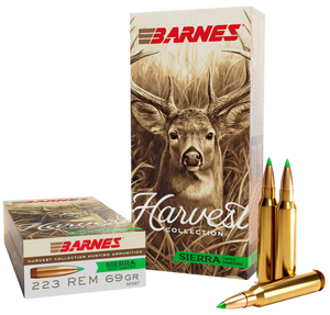 Barnes Bullets 32397 Harvest 223Rem 69gr Sierra Tipped GameKing 20 Per Box/10 Case Barnes Bullets 32397 Harvest 223Rem 69gr Sierra Tipped GameKing 20 Per Box/10 Case