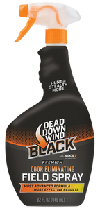 Dead Down Wind 137320 Black Premium Field Spray Odor Eliminator 32 oz Trigger Spray Dead Down Wind 137320 Black Premium Field Spray Odor Eliminator 32 oz Trigger Spray