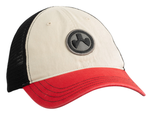 Magpul MAG1105-110 Icon Patch Trucker Hat Stone/Red/Black Adjustable Snapback OSFA Unstructured Magpul MAG1105-110 Icon Patch Trucker Hat Stone/Red/Black Adjustable Snapback OSFA Unstructured