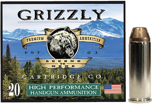 Grizzly Ammo GC45C+P3 45Colt+P 225gr Jacketed Hollow Point 20 Per Box/10 Case Grizzly Ammo GC45C+P3 45Colt+P 225gr Jacketed Hollow Point 20 Per Box/10 Case