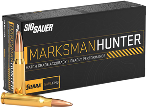Sig Sauer E308GK16520 Marksman Hunter 308Win 165gr 20 Per Box/10 Case Sig Sauer E308GK16520 Marksman Hunter 308Win 165gr 20 Per Box/10 Case