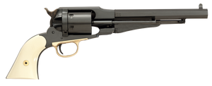 Taylors & Company 550760 Remington Conversion LawDawg 45 Colt (LC) Caliber with 8" Barrel, 6rd Capacity Cylinder, Overall Blued Finish Steel & 2-Piece Ivory Grip Taylors & Company 550760 Remington Conversion LawDawg 45 Colt (LC) Caliber with 8" Barrel, 6rd Capacity Cylinder, Overall Blued Finish Steel & 2-Piece Ivory Grip