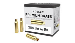 Nosler 10228 Premium Brass Unprimed Cases 300RemSAUM Rifle Brass 25/Box Nosler 10228 Premium Brass Unprimed Cases 300RemSAUM Rifle Brass 25/Box