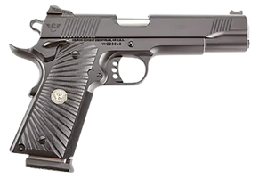 Wilson Combat CQBFS45A CQB Full Size Frame 45 ACP 8+1 5" Match Grade Barrel, Black Serrated Carbon Steel Slide, Black Armor-Tuff Carbon Steel Frame w/Beavertail, Black G10 Starburst Grip Wilson Combat CQBFS45A CQB Full Size Frame 45 ACP 8+1 5" Match Grade Barrel, Black Serrated Carbon Steel Slide, Black Armor-Tuff Carbon Steel Frame w/Beavertail, Black G10 Starburst Grip