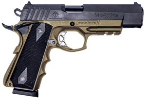 ATI GFXH45MCFDE FXH-45 Moxie 45 ACP 8+1 4.25" Black Nitride Steel Barrel, Serrated Steel Slide, Flat Dark Earth Polymer Frame w/Beavertail & Picatinny Rail, Black Polymer Grip ATI GFXH45MCFDE FXH-45 Moxie 45 ACP 8+1 4.25" Black Nitride Steel Barrel, Serrated Steel Slide, Flat Dark Earth Polymer Frame w/Beavertail & Picatinny Rail, Black Polymer Grip