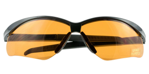 Walker's GWPSGLAMB Sport Glasses Crosshair Adult Amber Lens Polycarbonate Black Frame Walker's GWPSGLAMB Sport Glasses Crosshair Adult Amber Lens Polycarbonate Black Frame