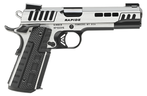 Kimber Mfg.,inc 3000425 Rapide Scorpius 45ACP 8+1 5" Black KimPro II w/ Brush Polished Flats Stainless Steel Slide G10 Grip Kimber Mfg.,inc 3000425 Rapide Scorpius 45ACP 8+1 5" Black KimPro II w/ Brush Polished Flats Stainless Steel Slide G10 Grip