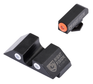 Night Fision GLK001007OGW Tritium Night Sights For Glock Green Tritium Orange Outline Front Sight- Green Tritium White Outline Rear Sight Glock 17/17L/19/22 Night Fision GLK001007OGW Tritium Night Sights For Glock Green Tritium Orange Outline Front Sight- Green Tritium White Outline Rear Sight Glock 17/17L/19/22