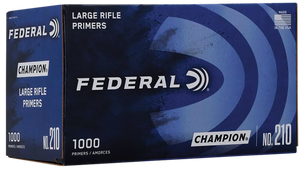 Federal 210 Champion Large Rifle Multi Caliber 1000 Per Box/5 Case Federal 210 Champion Large Rifle Multi Caliber 1000 Per Box/5 Case