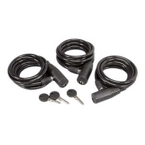 Hunters Specialties HS-00608 Cable Lock Black 3 Pack 6' Hunters Specialties HS-00608 Cable Lock Black 3 Pack 6'