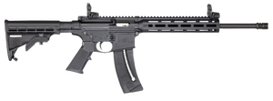 Smith & Wesson 14375 M&P15-22 Sport Bundle .22 LR 25+1 16.50" Black Threaded Barrel Polymer Receiver Black Handguard Grip Smith & Wesson 14375 M&P15-22 Sport Bundle .22 LR 25+1 16.50" Black Threaded Barrel Polymer Receiver Black Handguard Grip